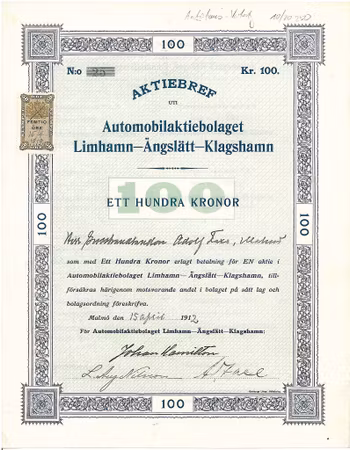 Automobil AB Limhamn-Ängslätt-Klagshamn