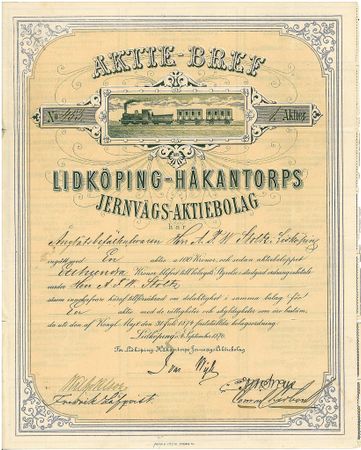 Lidköpings-Håkantorps Jernvägs AB