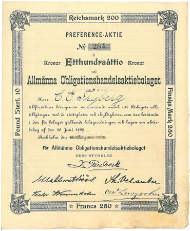 Allmänna Obligationshandels AB