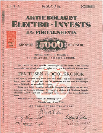 Electro-Invests, AB