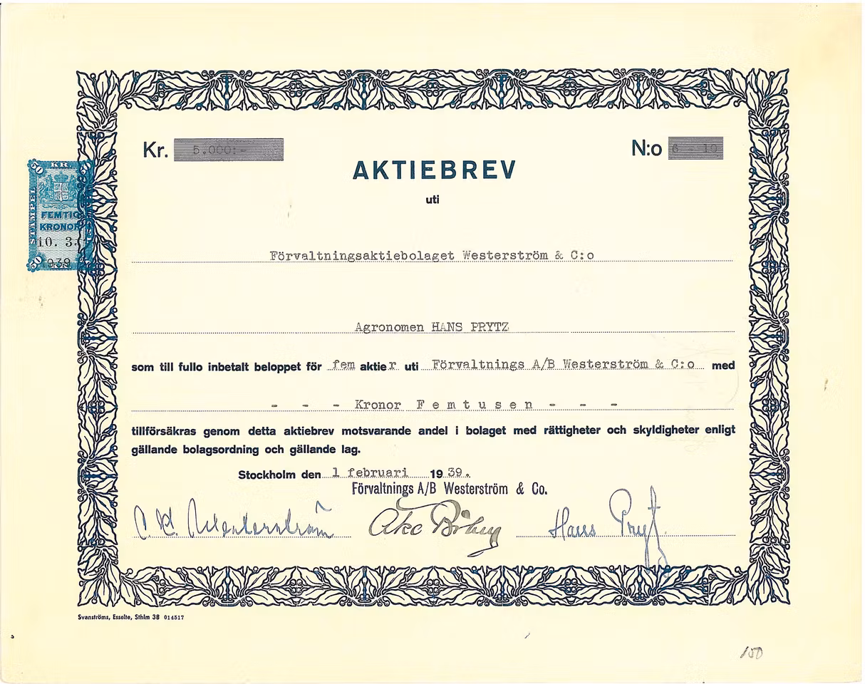 Förvaltnings AB Westerström & C:o