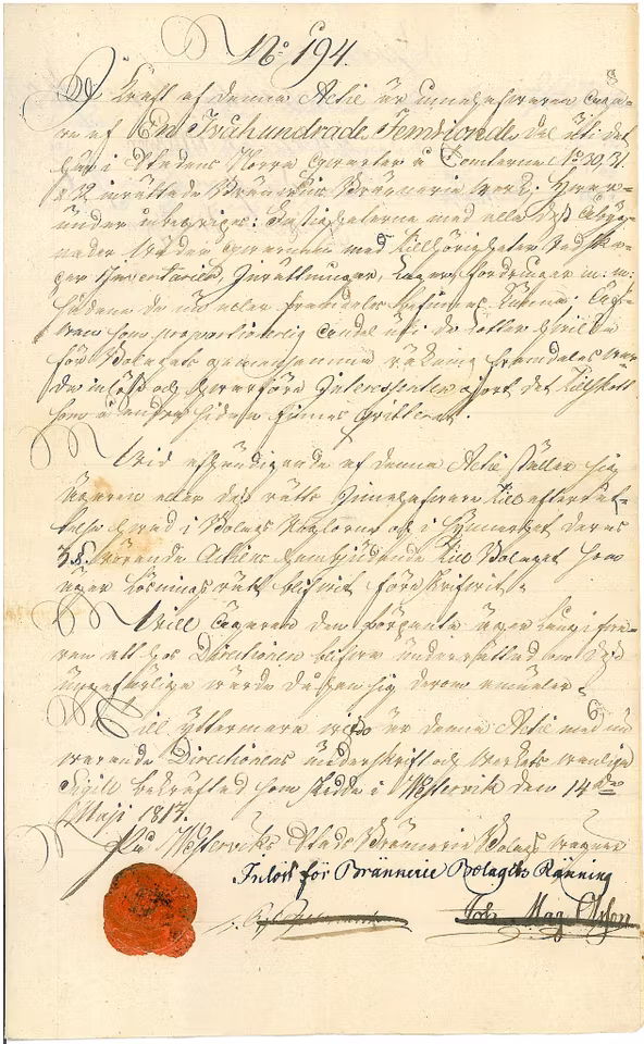 Westerviks Stads Brännvins Bränneri 1813