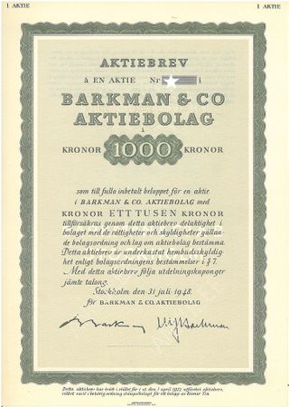 Barkman & Co AB