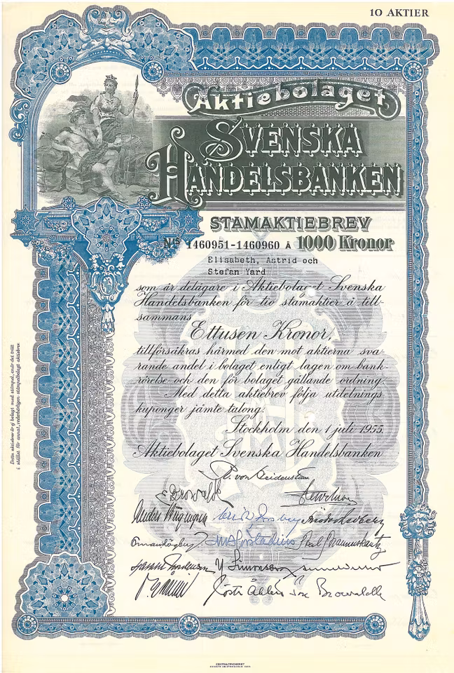 Svenska Handelsbanken 1955
