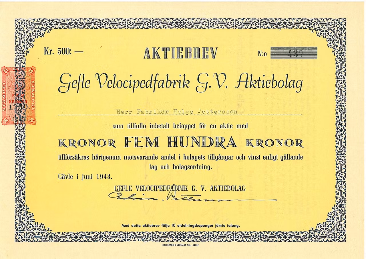 Gefle Velocipedfabrik G. V. AB