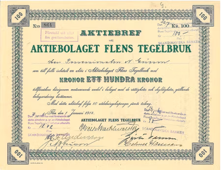 Flens Tegelbruks, AB