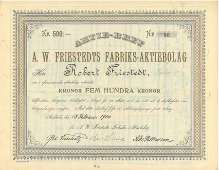 A.W. Friestedts Fabriks AB