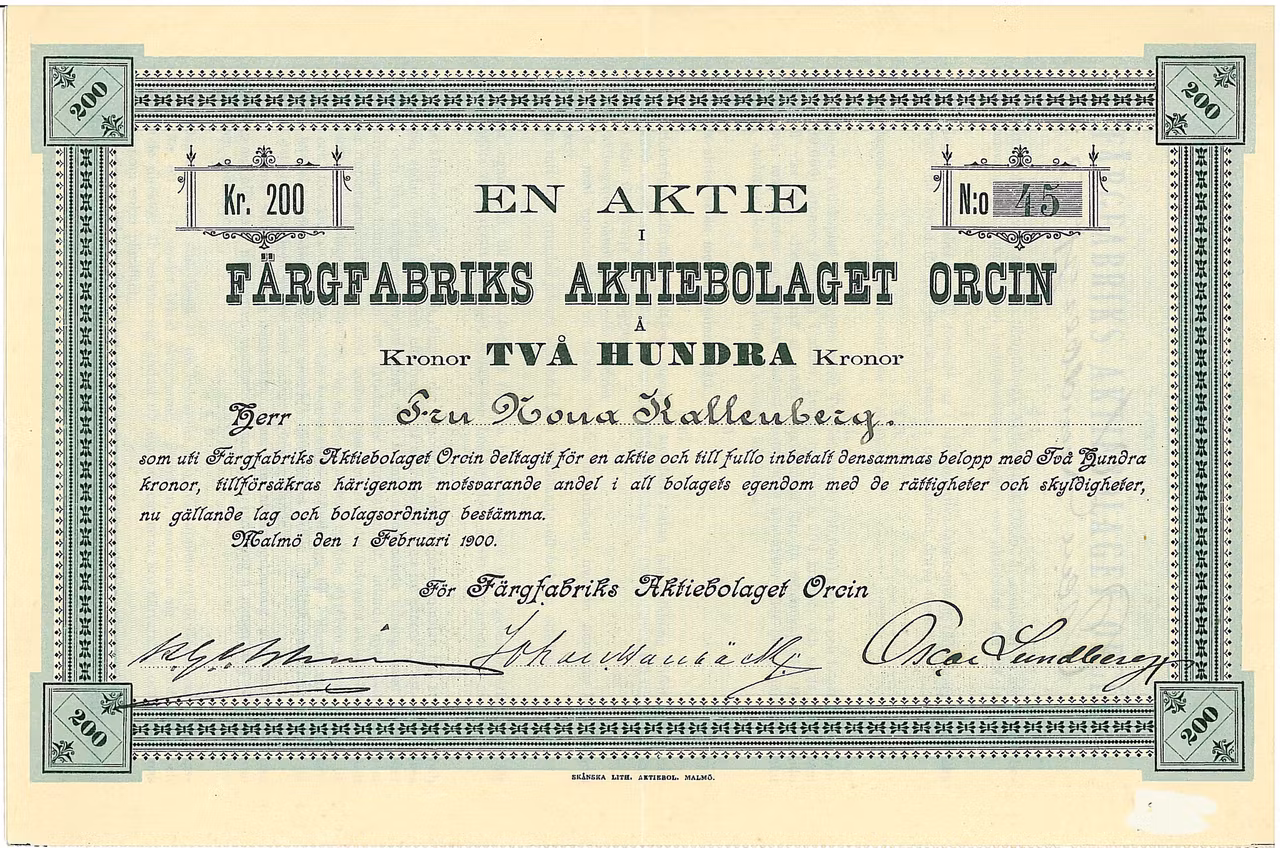 Färgfabriks AB Orcin