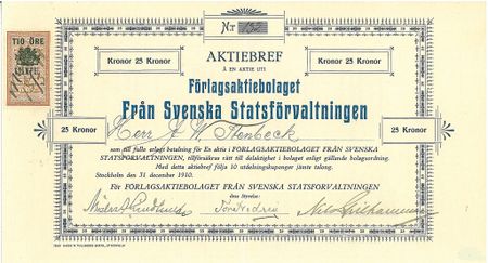 Förlags AB Från Svenska Statsförvaltningen