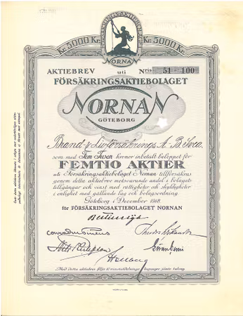 Försäkrings AB Nornan, 1918