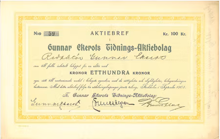 Gunnar Ekerots Tidnings AB