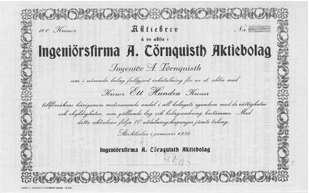 Ingeniörsfirman A. Törnquisth AB