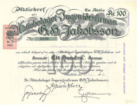 Ingeniörsfirman G. H. Jakobsson, AB