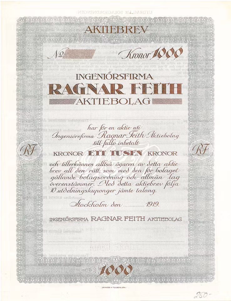 Ingeniörsfirma Ragnar Feith AB