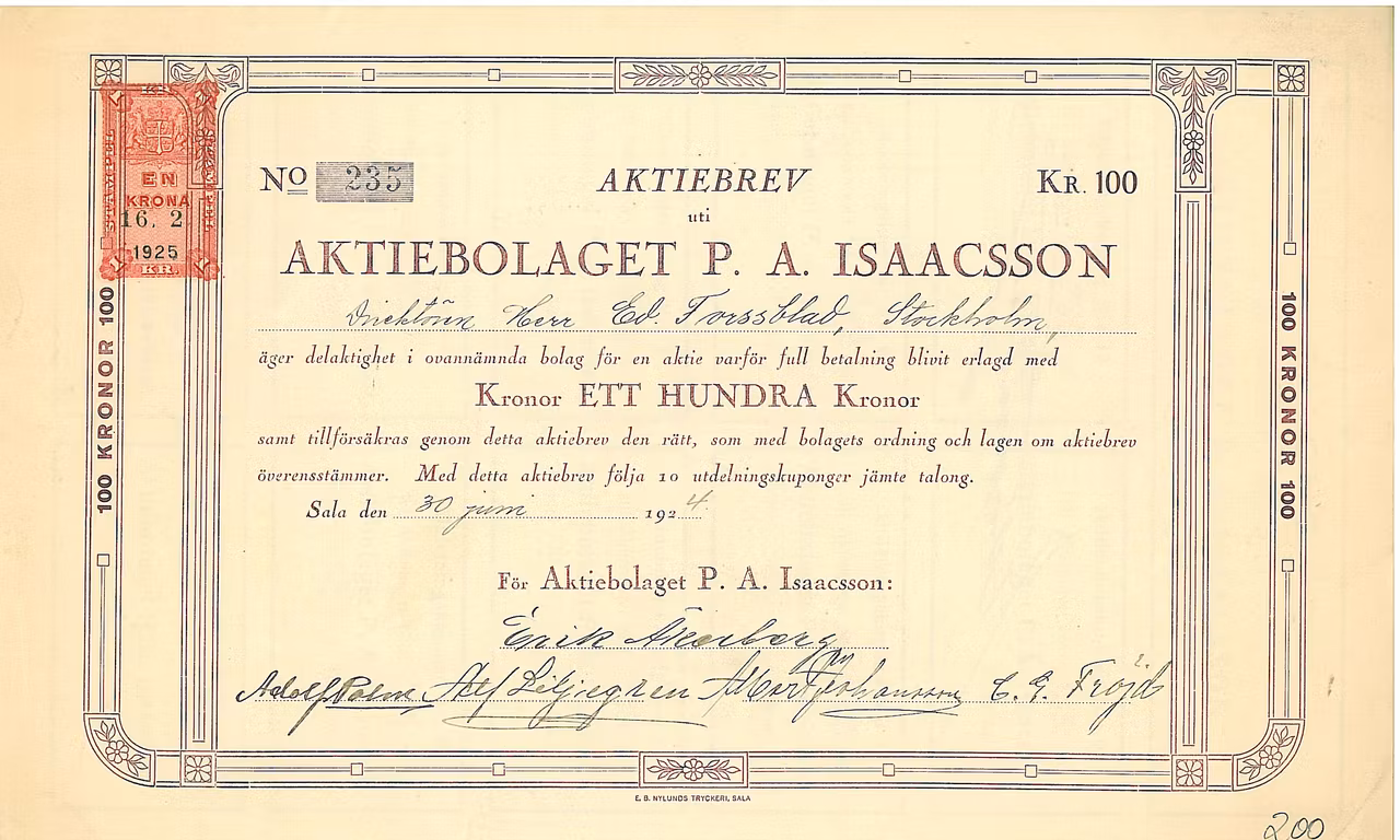 P. A. Isaacsson, AB