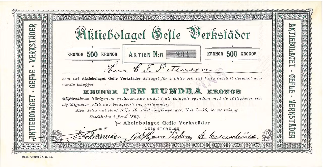 Gefle Verkstäder, AB