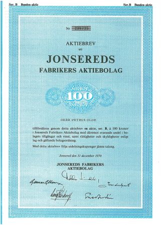 Jonsereds Fabriks AB