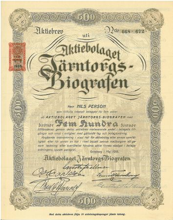 Järntorgs-Biografen, AB