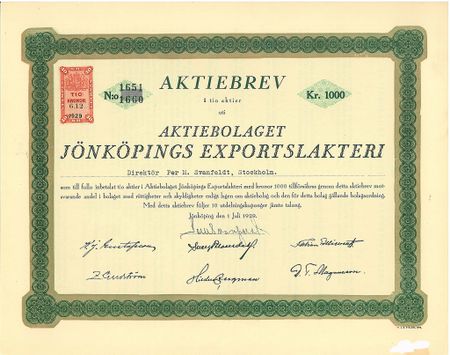 Jönköpings Exportslakteri, AB