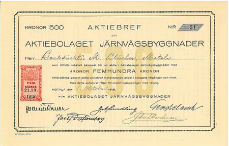 Järnvägsbyggnader, AB