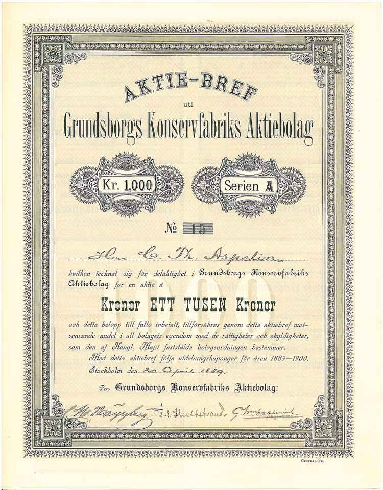 Grundsborgs Konservfabriks AB