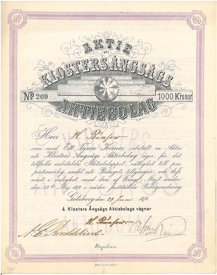 Klosters Ångsågs AB