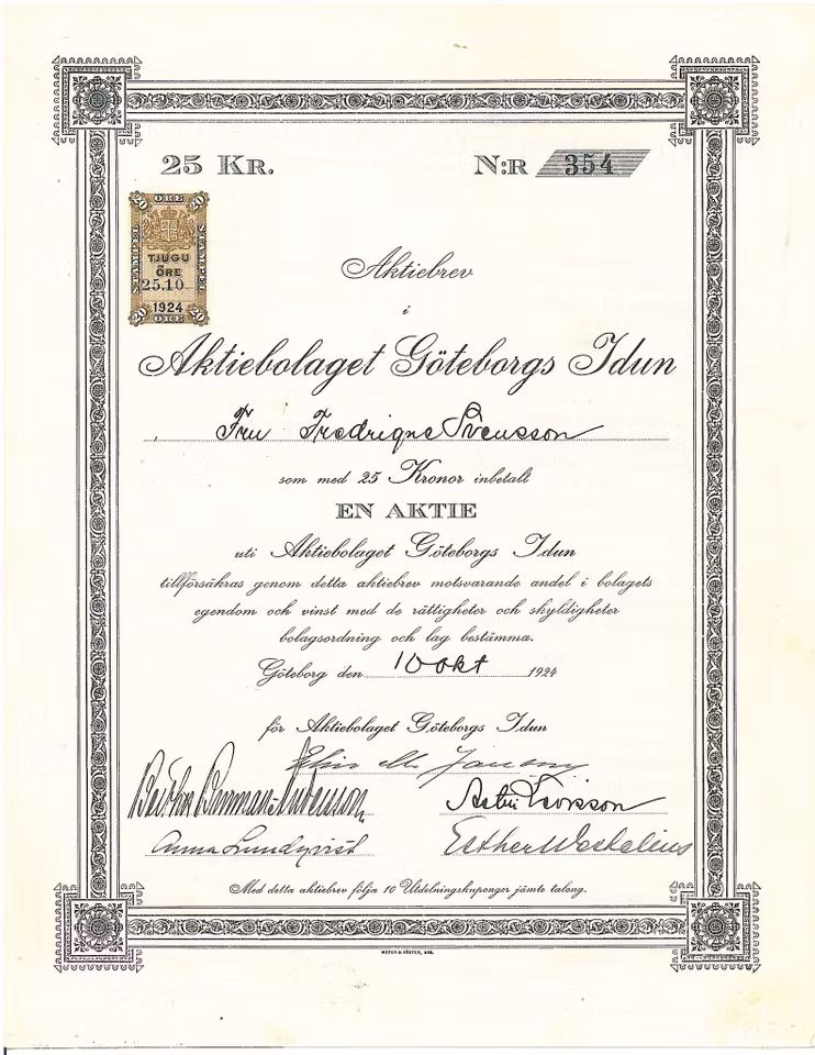 Göteborgs Idun, AB