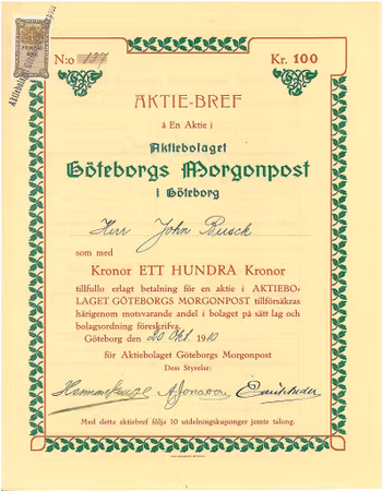 Göteborgs Morgonpost i Göteborg, AB