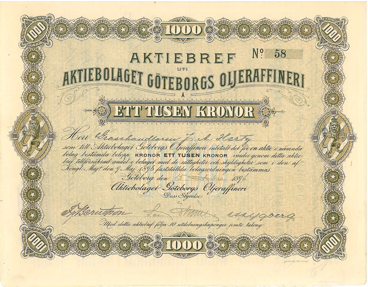 Göteborgs Oljeraffineri, AB