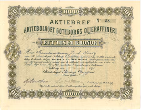 Göteborgs Oljeraffineri, AB