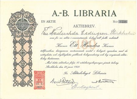 Libraria, AB
