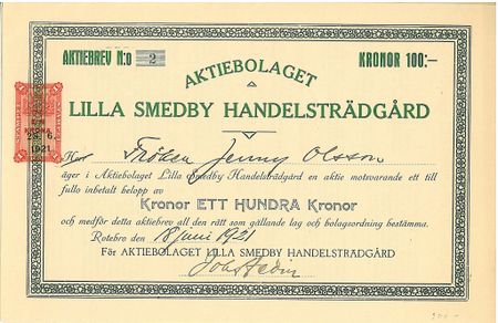 Lilla Smedby Handelsträdgård, AB