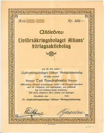 Försäkringsbolaget Allians Förlags AB