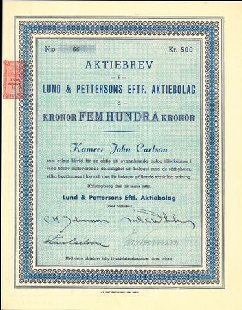 Lund & Pettersons Eftf. AB