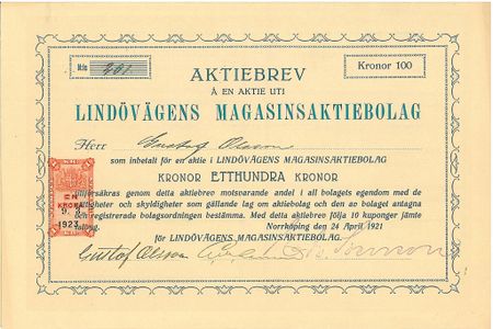 Lindövägens Magasins AB