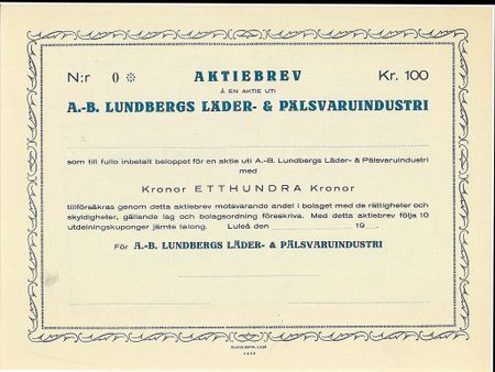 Lundbergs Läder- & Pärlsvaruindustri, AB