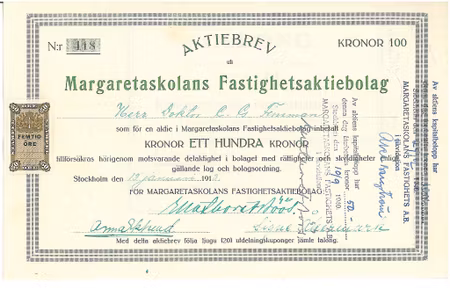 Margaretaskolans Fastighets AB
