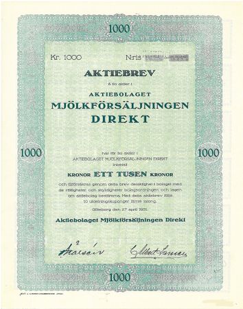 Mjölkförsäljningen Direkt, AB
