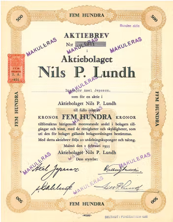 Nils P. Lundh, AB