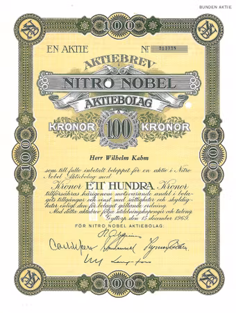 Nitroglycerin AB, 1969