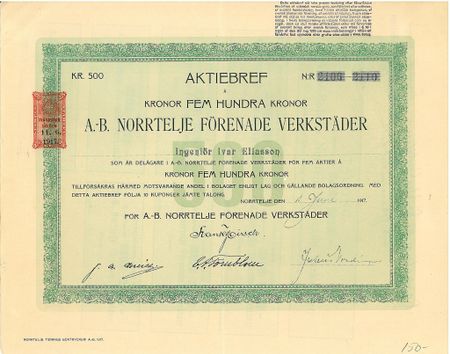 Norrtelje Förenade Verkstäder, AB