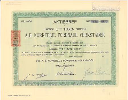 Norrtelje Förenade Verkstäder, AB