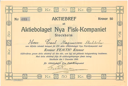 Nya Fisk-Kompaniet, AB