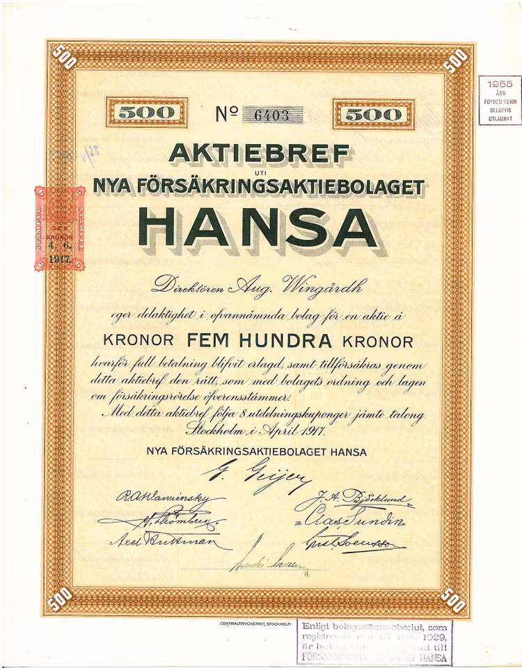Nya Försäkrings AB Hansa