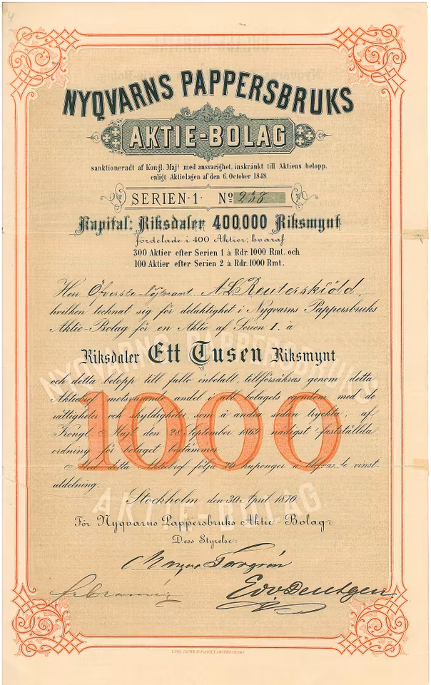 Nyqvarns Pappersbruks AB