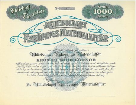 Nyköpings Materialaffär, AB