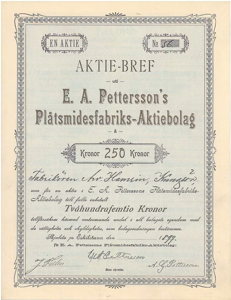 E. A. Pettersson´s Plåtsmidesfabriks-AB