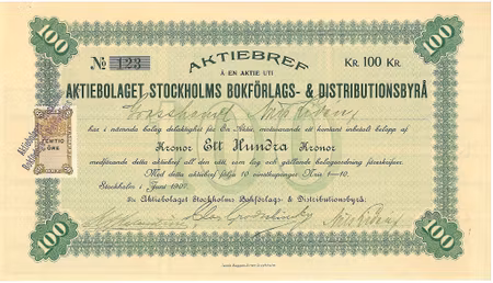 Stockholms Bokförlags- & Distributionsbyrå, AB