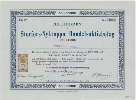 Storfors-Nykroppa Handels AB