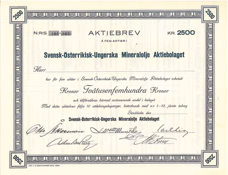 Svensk Österrikisk Ungerska Mineralolja AB
